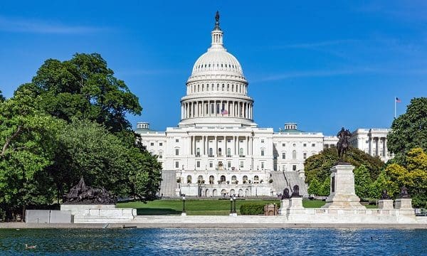 The United States Capitol, the home of the United States Congress. Washington, D.C.