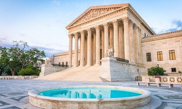 United States Supreme Court Building in Washington DC, USA.