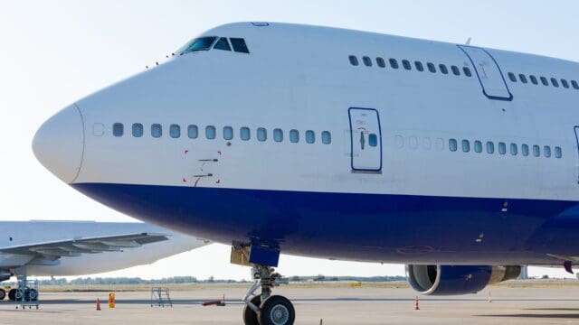 Airplane at the International Airport
