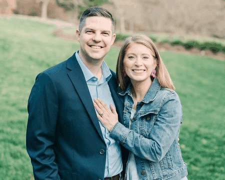 Jeremy Shoulta with wife, Valarie (First Baptist Church photo)