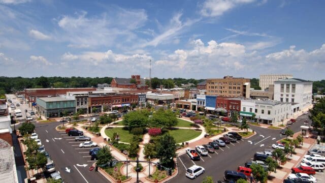 Downtown Gainesville (Courtesy Gainesville website)