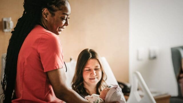  NGMC Gainesville, Braselton and Habersham were recently honored by U.S. News & World Report as “High Performing” hospitals for maternity care and designated as “Maternity Care Access” facilities—placing them among just 92 hospitals nationwide recognized for both exceptional quality and vital access.  (NGHS photo)