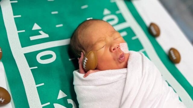 Super Bowl Sunday in Gainesville's NICU.
(NGMC Gainesville photo)