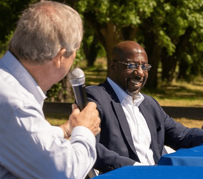 Sen. Raphael Warnock (right) (Sen. Warnock website file photo)