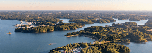 (Lake Lanier. Undated Corps of Engineers photo)