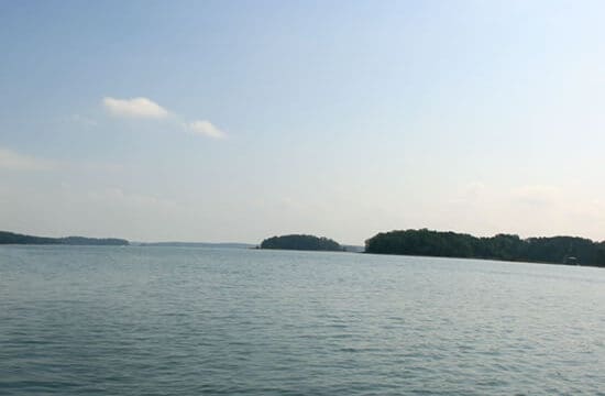 Lake Hartwell (Photo courtesy Ron Ahle and region biologists for South Carolina DNR)