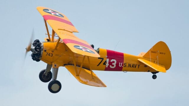 The plane was a Boeing PT-17 like this one. (militaryaviationmuseum.org photo)