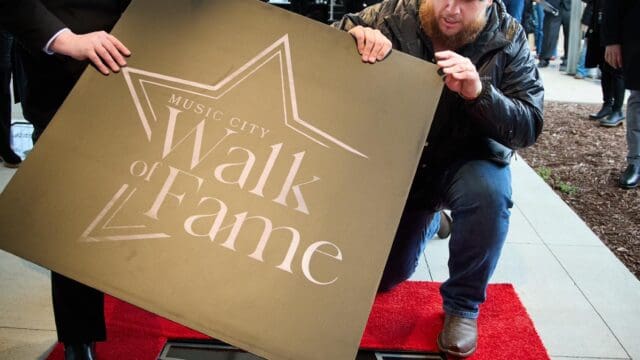 Photo (c) 2025 David Bergman
www.DavidBergman.net
Luke Combs
Star presentation - Music City Walk of Fame
Nashville, TN
March 20, 2025